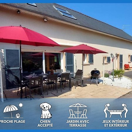 Le So Art, Grande Maison 4 Chambres, Terrain De Petanque, Grand Jardin Clos, Flipper, Babyfoot, Jeux Arcade, Ping Pong,1 Km Mer, Proche Golf, Port En Bessin, Bayeux Et Plages Du Debarquement, Adaptee Enfants Commes Luaran gambar
